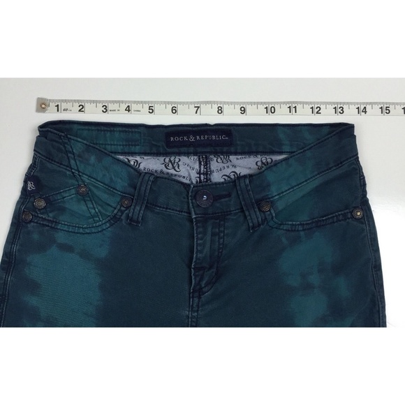 SOLD Rock Republic Berlin Skinny 4 Womens Tie Dye C332P - Picture 5 of 7